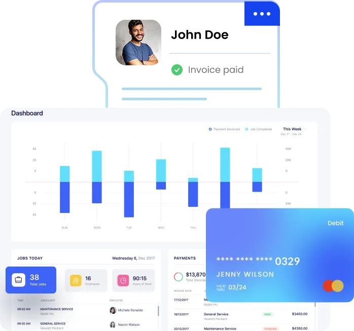 QuickFlow Dashboard Preview